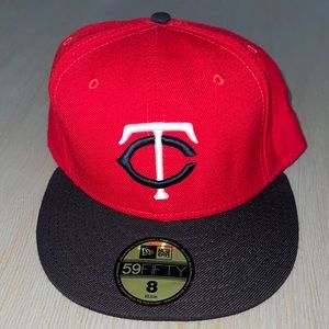 New Era 59Fifty Minnesota Twins Fitted Hat Size 8